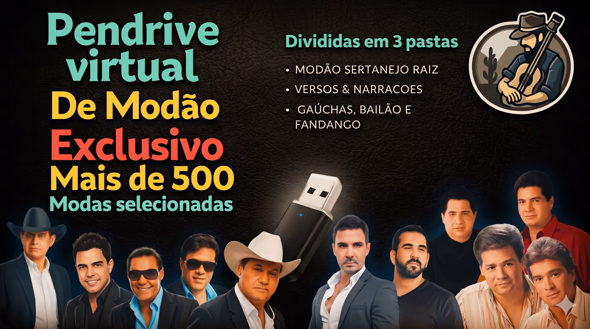 Pack Modão Raíz +5000 Músicas